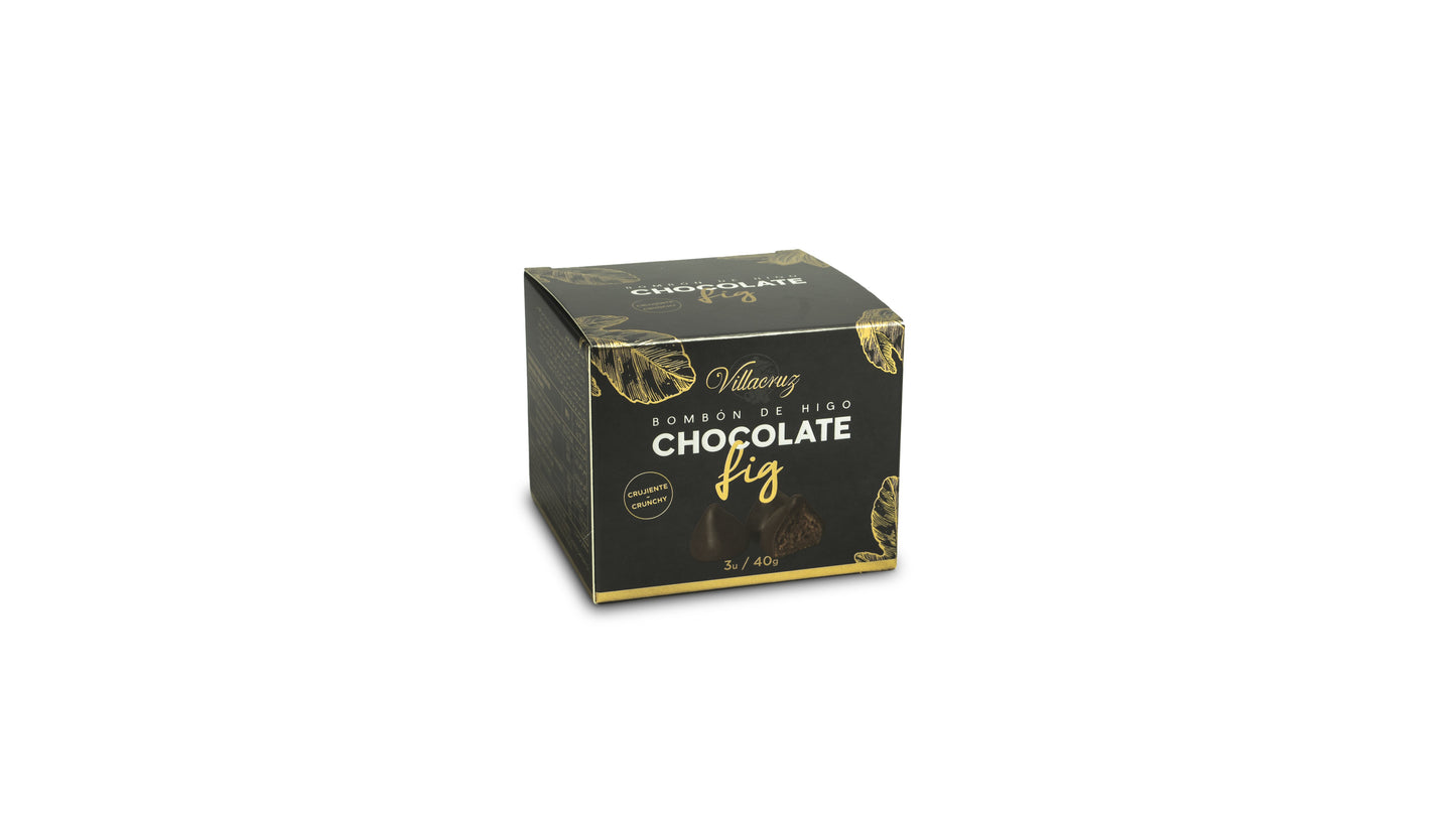 Caja 3 Bombones de Higo con Praliné Crujiente - Villacruz