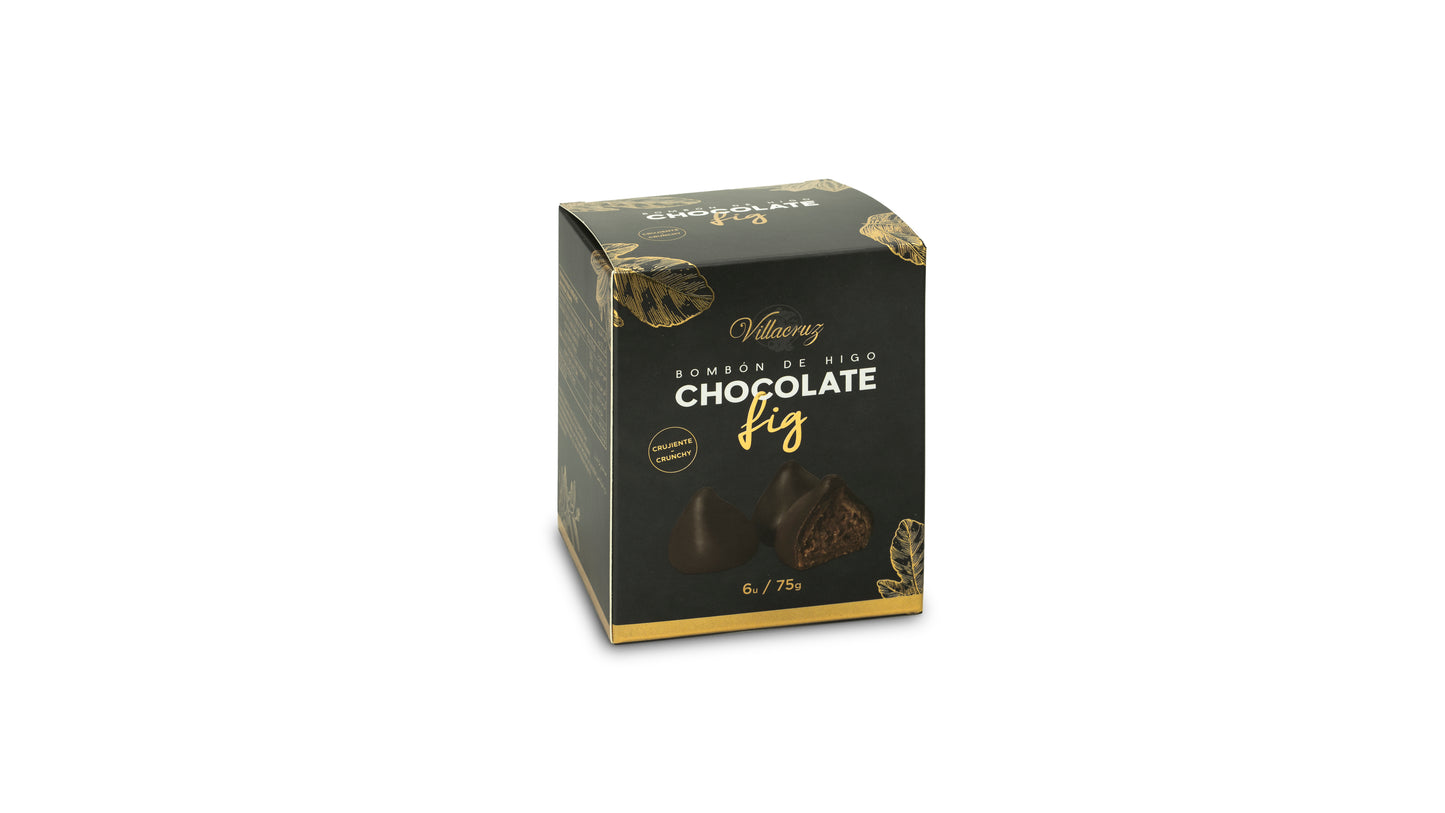 Caja 6 Bombones de Higo con Praliné Crujiente - Villacruz