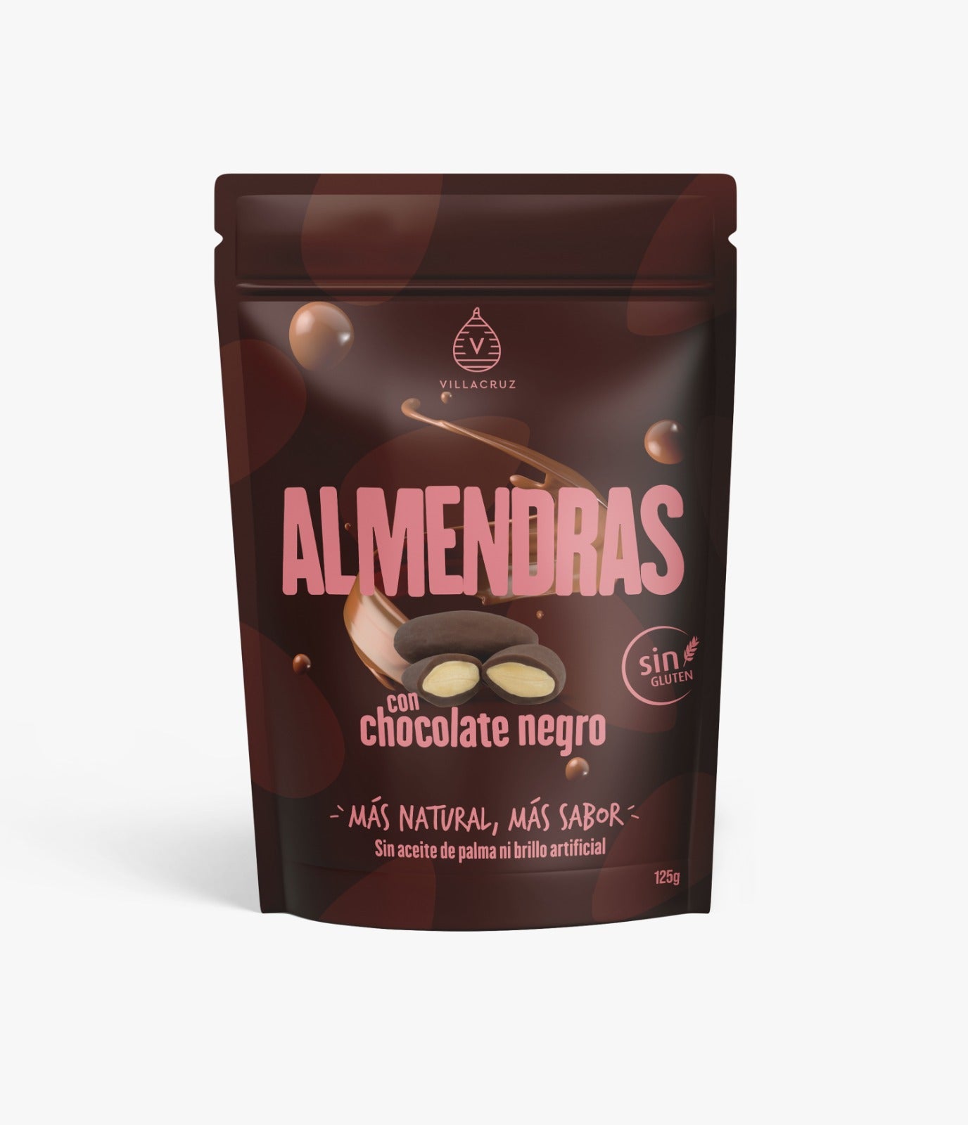 Almendras con chocolate negro Doypack 125g