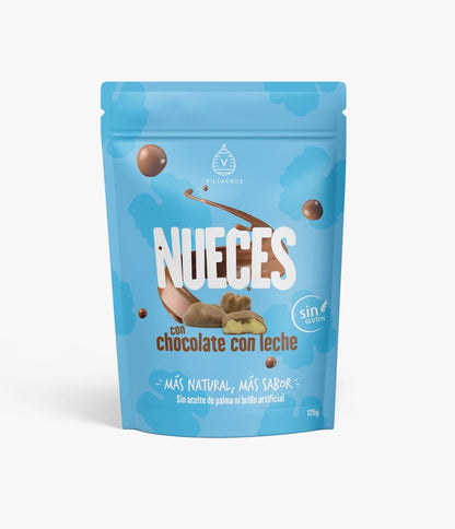 Nueces con Chocolate con Leche Doypack 125grs