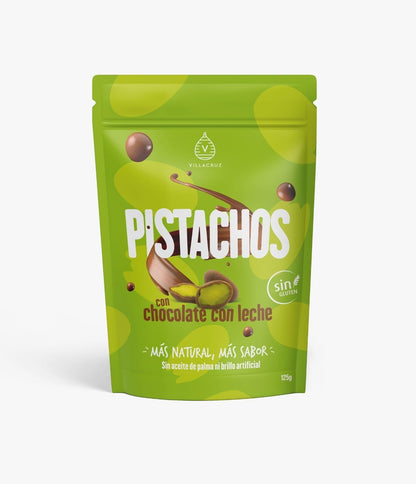 Pistachos con Chocolate con Leche Doypack 125gr